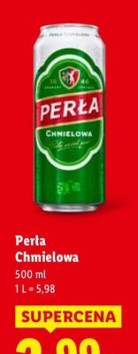 Piwo Perła Chmielowa promocja w Lidl
