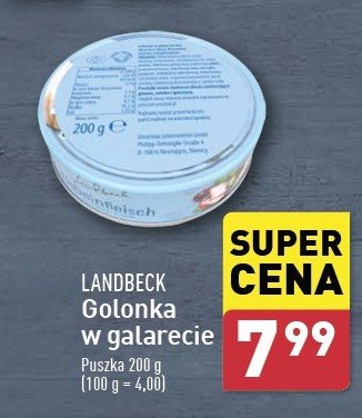 Golonka w galarecie Landbeck promocja