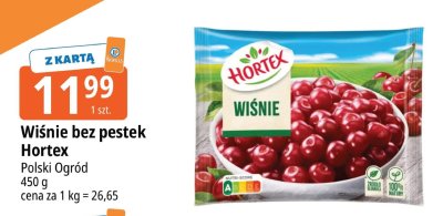 Wiśnie bez pestek Hortex promocja w Leclerc