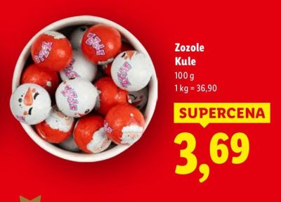 Cukierki Kule  promocja w Lidl