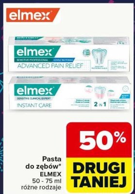 Pasta do zębów ELMEX Advanced Pain Relief promocja w Carrefour