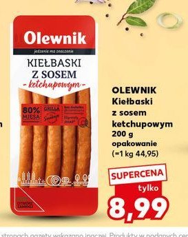 Kie艂baski z sosem Olewnik promocja