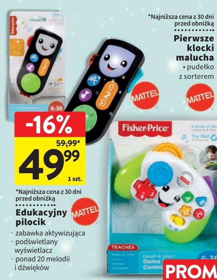 Pilocik edukacyjny Fisher-price promocja