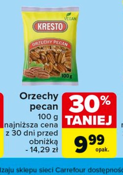 Orzechy pecan Kresto promocja