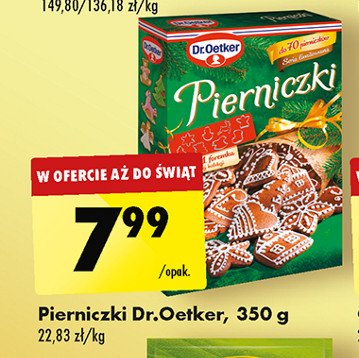 Pierniczki Dr. oetker promocja w Biedronka