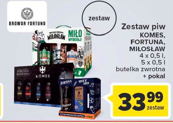Zestaw piw ze skarpetami Fortuna zestaw piw Browar fortuna promocja
