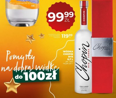 Wódka Chopin Rye 0,7 L promocja w Duży Ben