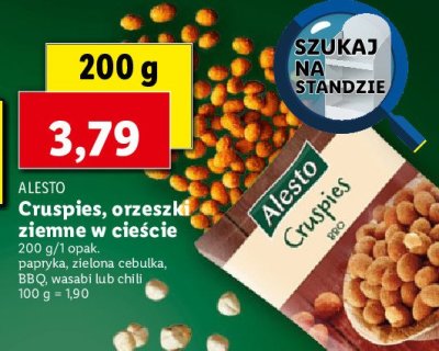 Orzechy ziemne w cieście chili Alesto promocja