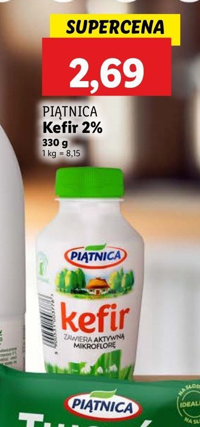 Kefir 2% Piątnica promocja w POLOmarket