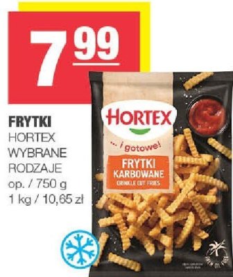 Frytki Hortex wybrane rodzaje promocja w SPAR