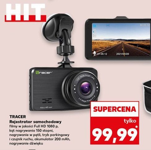 Wideorejestrator Tracer promocja w Kaufland