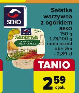 Sałatka warzywna z ogórkiem Seko promocja