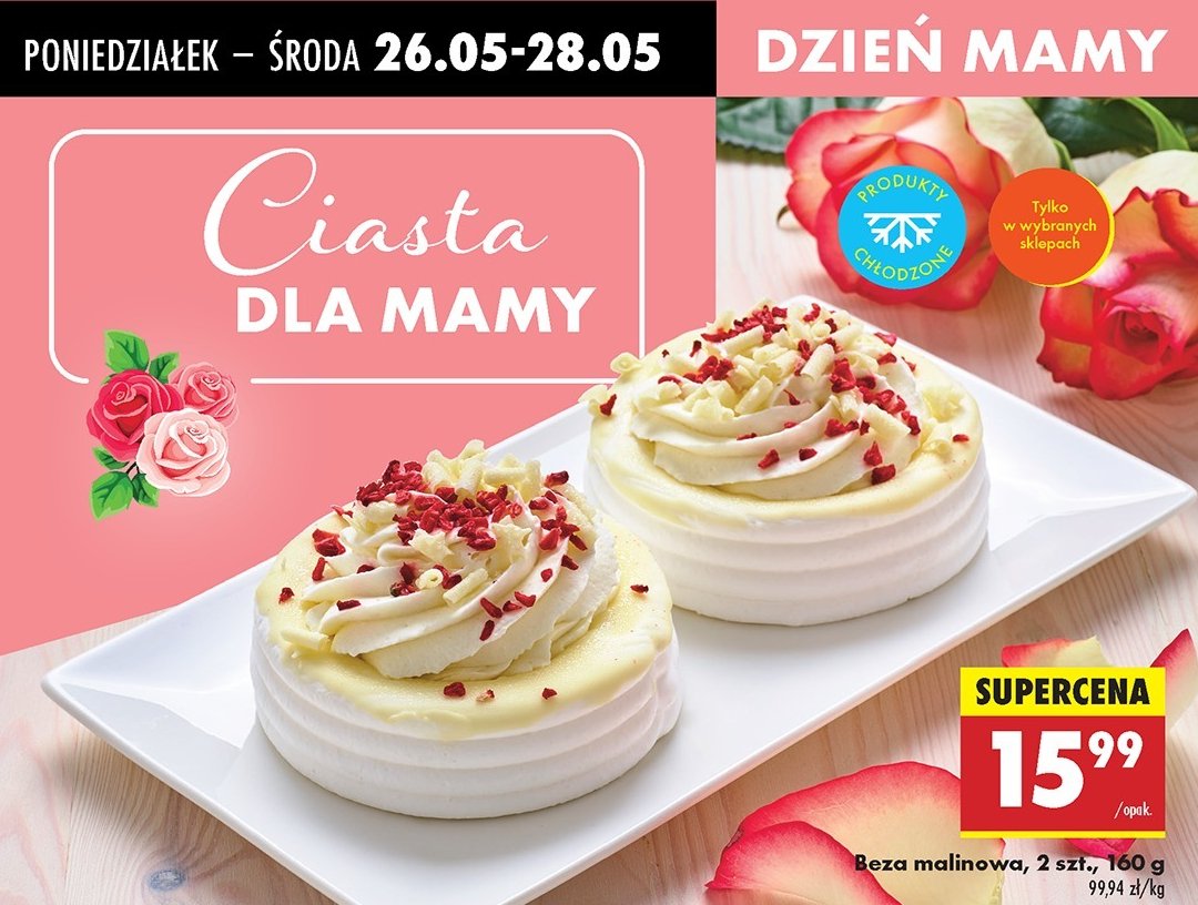 Beza malinowa promocja