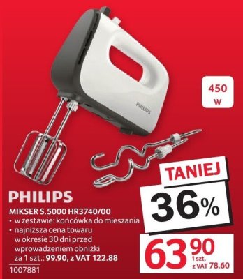 Mikser S.5000 HB3740/00 PHILIPS promocja w Selgros