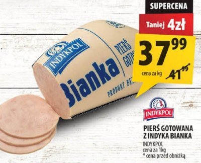 Pierś gotowana z indyka Bianka Indykpol promocja w Arhelan