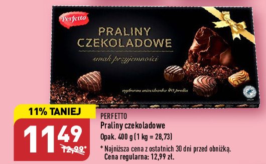 Praliny czekoladowe Perfetto (aldi) promocja