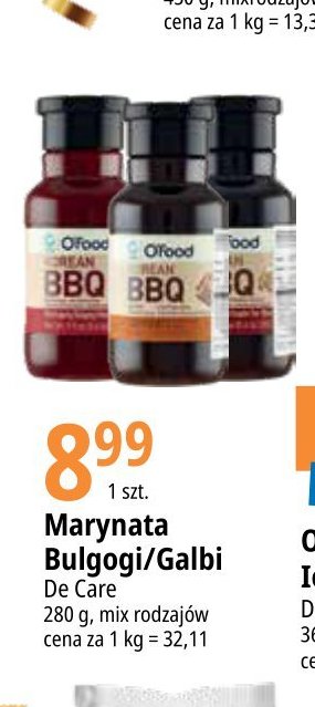 Marynata bulgogi gochujang O'food promocja