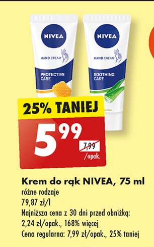Krem do rąk protective care Nivea promocja