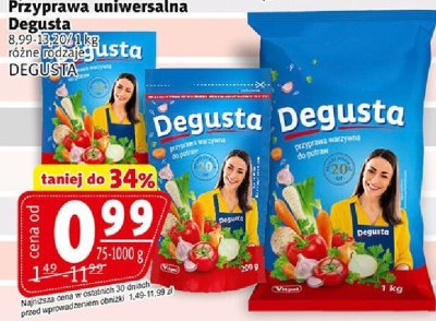 Przyprawa uniwersalna Degusta DEGUSTA promocja w Prim Market