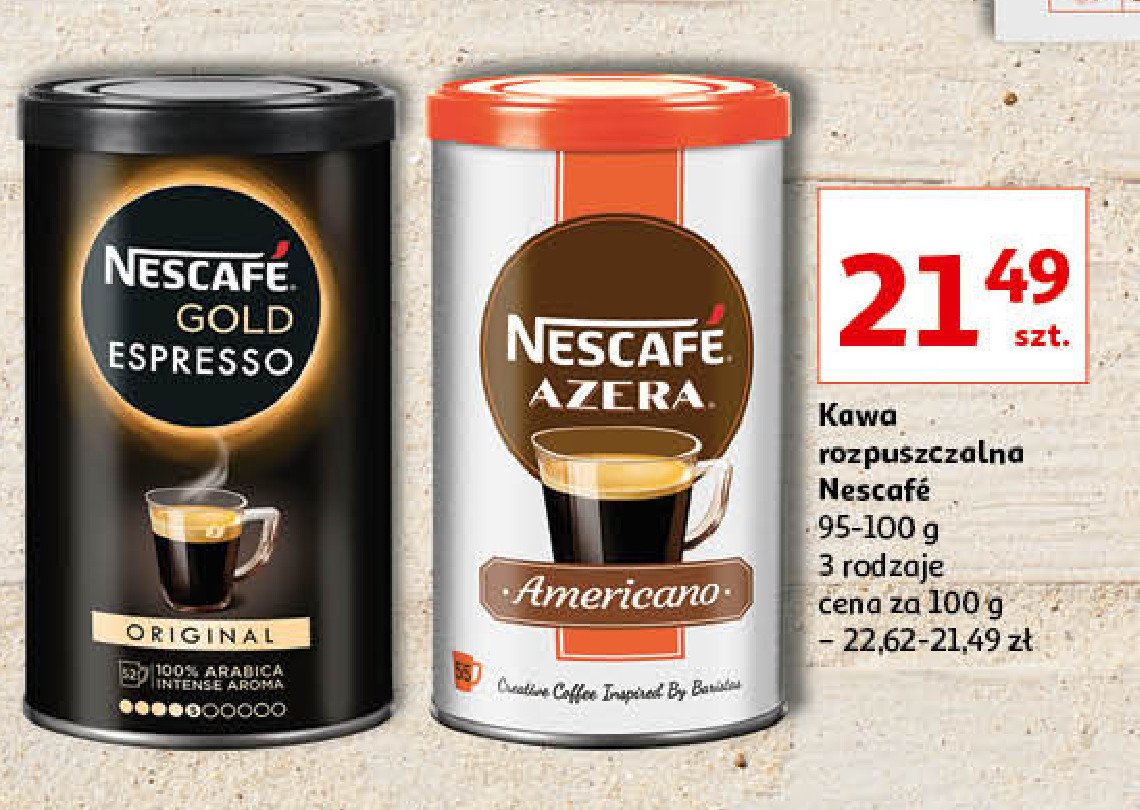 Kawa puszka Nescafe azera americano promocja