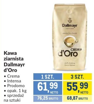 Kawa ziarnista promocja w Makro