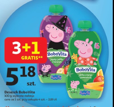 Mus jabłko z mango i pomarańczą Bobovita promocja