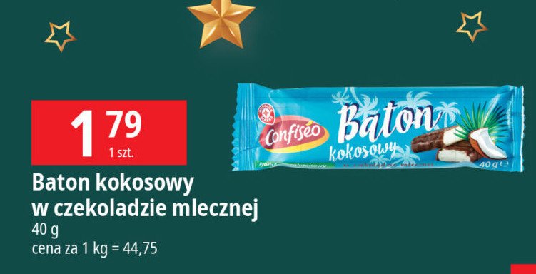 Baton kokosowy Wiodąca marka confiseo promocja