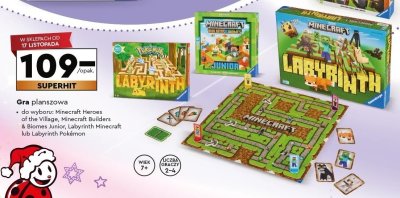 Gra planszowa Labyrinth Minecraft promocja w Biedronka