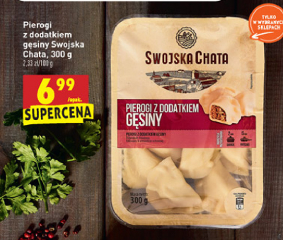 Pierogi z dodatkiem g臋siny Swojska chata promocja