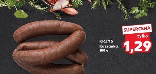 Kaszanka swojska Masarnia krzyś promocja