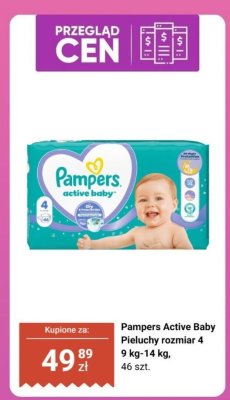 Pieluchy Active Baby rozmiar 4 promocja w Biedronka