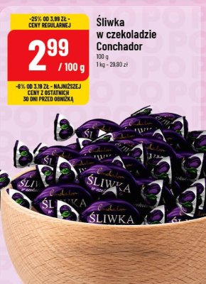 Śliwka w czekoladzie promocja w POLOmarket