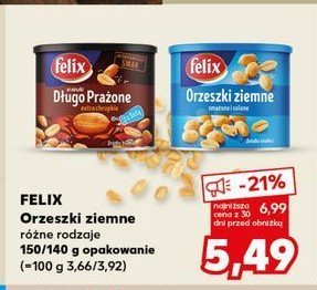 Orzeszki długo prażone extra chrupkie Felix promocja