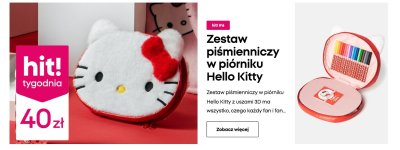 Zestaw piśmienniczy w piórniku promocja w Pepco