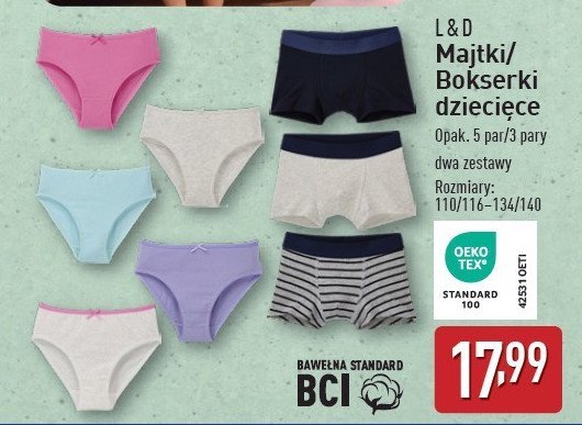 Bokserki L&d promocja w Aldi