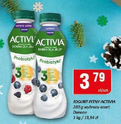 Jogurt pitny Activia promocja w Chorten