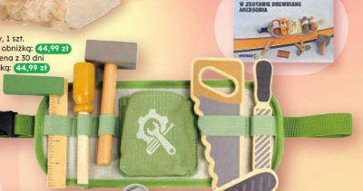 Pas fryzjerski, narzędzia drewniane promocja w Dino