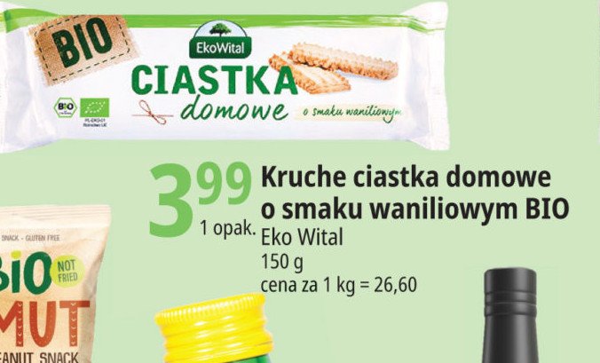 Kruche ciastka domowe Ekowital promocja