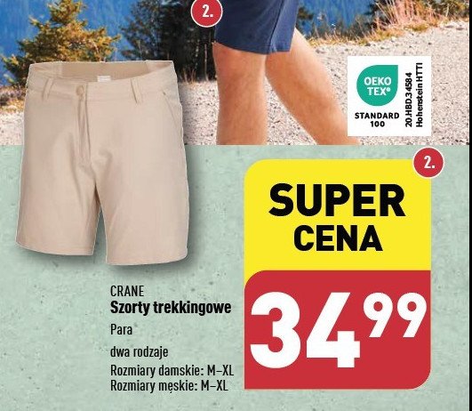 Szorty trekkingowe męskie m-xl CRANE promocja