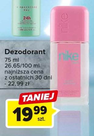 Dezodorant Nike sweet blossom Nike cosmetics promocja