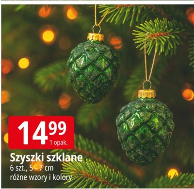 Szyszki szklane promocja w Leclerc