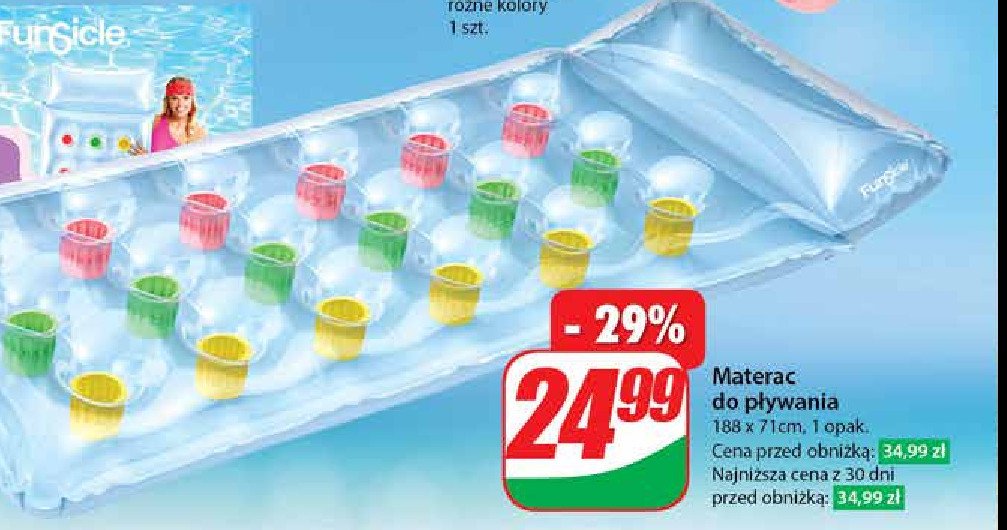 Materac do pływania promocja