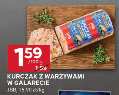 Kurczak z warzywami w galarecie Jbb ba艂dyga promocja w Stokrotka