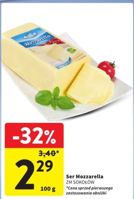 Ser Mozzarella ZM Sokołów promocja w Intermarche