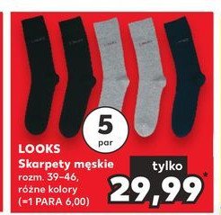 Skarpety męskie 39-46 LOOKS promocja