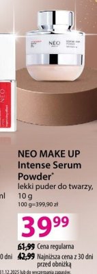 Puder Neo Make Up Intense Serum Powder lekki puder do twarzy, 10 g promocja w Hebe