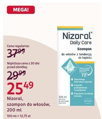 Szampon do włosów Nizoral, 200 ml promocja w Rossmann