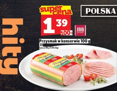 Przysmak w konserwie 100 g promocja w TOPAZ