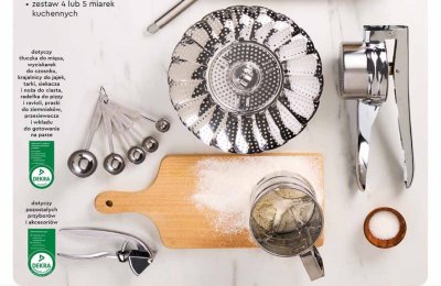 Przybory i akcesoria kuchenne, różne rodzaje promocja w Biedronka