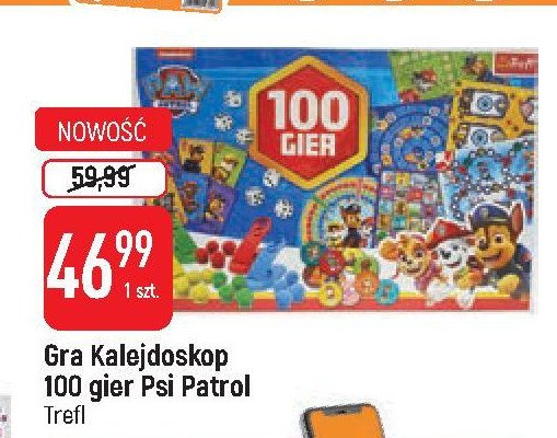 Zestaw 100 gier paw patrol Trefl promocja